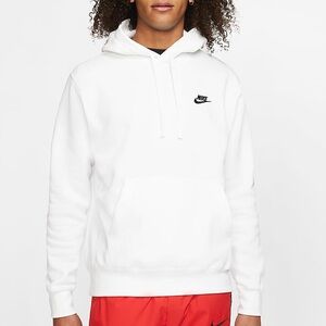 Nike Sportswear White Pullover Hoodie